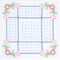 Jack Dempsey Stamped White Quilt Blocks 18"X18" 6/Pkg-Shades Of Blue